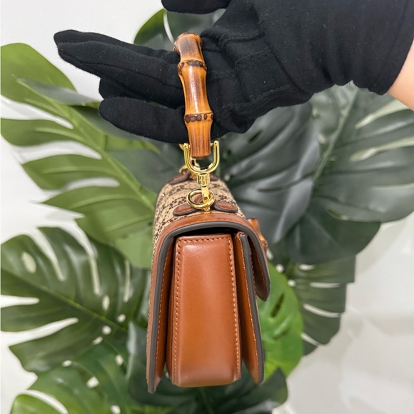 GUCCI BAMBOO 1947 MINI TOP HANDLE BAG - Picture 4 of 8